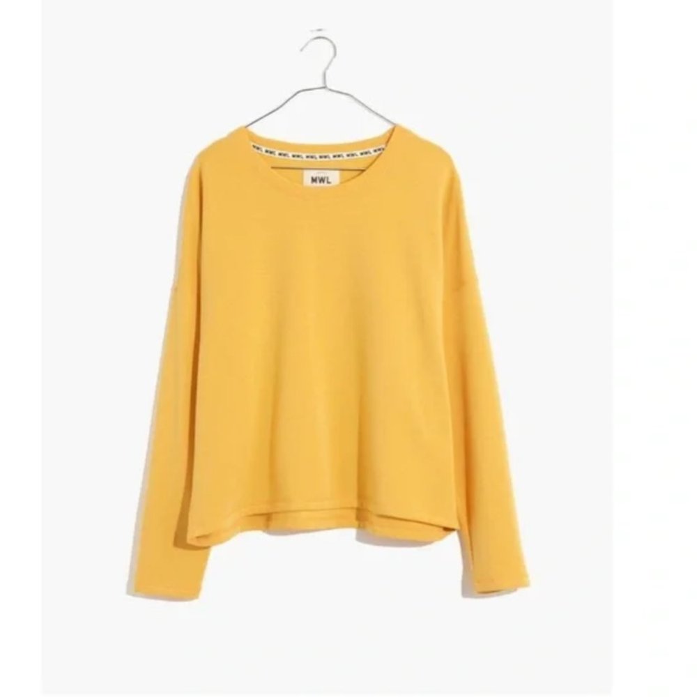 MADEWELL AUTUMN WHEAT MWL SUPERBRUSHED EASYGOING SWEATSHIRT